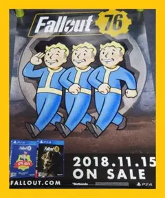 【非売品・激レア】Fallout 76 フォールアウト 告知 ポスター 販促
