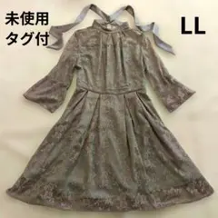未使用タグ付 RyuRyu 大きいサイズ レース パーティードレスのサムネイル