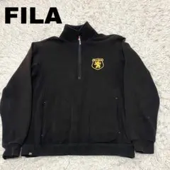 《FILA》フィラ vintage ハーフジップフリース トレーナー 裏起毛のサムネイル