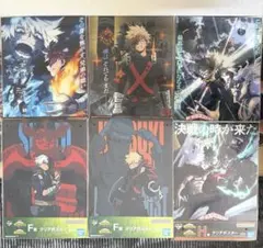 僕のヒーローアカデミア クリアポスター 6枚セット