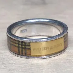 BURBERRY バーバリー ノバチェック リング シルバー製のサムネイル
