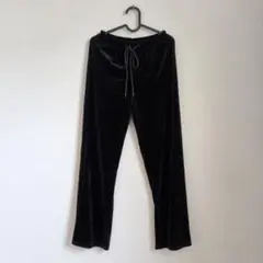 SHEIN ベロアパンツ ブラック XS