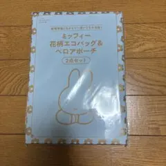 ゼクシィ付録⭐︎ミッフィーエコバック＆ベロアポーチ