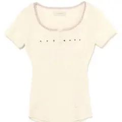 andmary mary logo tops beige - メルカリ