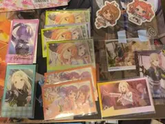 学マス　カードセット　サイン入り　まとめうり