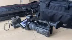 業務用 ビデオ 4K SONY FDR-AX1 三脚 フルセット - メルカリ