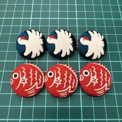 くるみボタン　ヘアゴム　113