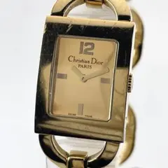 【美品 稼働品】Christian Dior クールカレ 時計 Christian Dior - 570 稼動 Christian Dior 時計 レディース 箱付き