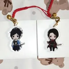 【刀剣乱舞】ぽてだん！ 根付けアクリルストラップ 清光＆安定 沖田組
