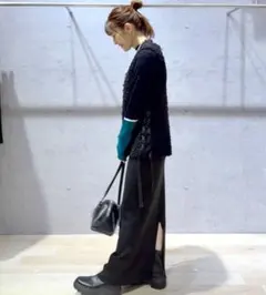 LEPSIM ゲージレースアップリボンベスト