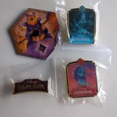 Disney Loracana　ロルカナ ピンバッジくまのプーさん　他 4点