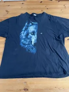 フルーツオブザルーム Tシャツ オオカミ アニマル ウルフ 3XL ブラック