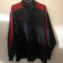 【希少✨】PUMA ジャージ　上　刺繍　デカロゴ　ストライプ　日本製　プージャ