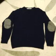 お値下げしました。最終価格です。BEAMS LIGHTS エルボーパッチセーター