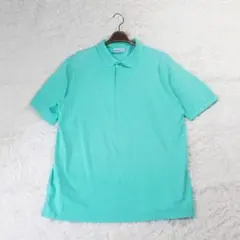 USA製 大きいサイズ《ヘインズ》ポロシャツ(XL)グリーン コーマコットンのサムネイル