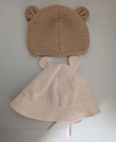 ニット帽 ハット 2個セット 42～44cm