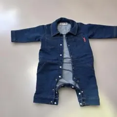 CROISSANCE BEBE デニムロンパース 70cm