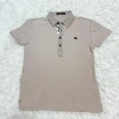 BURBERRY BLACK LABEL ポロシャツ ホース刺繡 ノバチェック