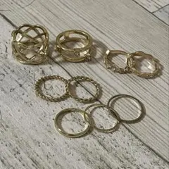 リング ゴールド色 まとめ売り