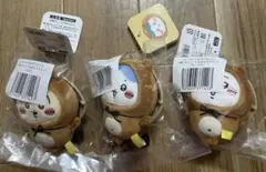 ちいかわ たぬきだもん くじ　Ｃ賞　ちいかわ　ハチワレ　うさぎ　3点セット