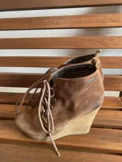 ディーゼル　スエード本革ボワショートブーツ