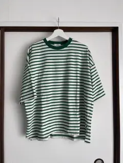 epnok ボーダー Tシャツ グリーン