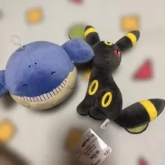 ポケモン ぬいぐるみ ホエルコ ブラッキー 2点セット