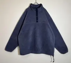 L.L.Bean 刺繍ロゴ　スナップボタン　80s ボアフリースジャケット