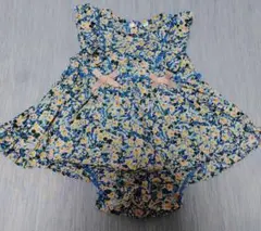 ベビー用 花柄ワンピース ロンパースのサムネイル