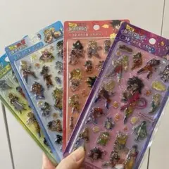 韓国 ドラゴンボール 3D 硬いシール 4枚セット