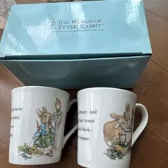 【未使用品】マグカップ 2個セット(ピーターラビット&シスターズ)