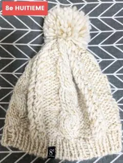 ✴美品✴　ニット帽　ベージュ　ウィッテム　HUITIEME
