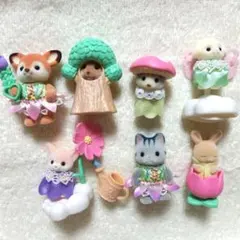 シルバニアファミリー　赤ちゃんお花畑のおともだちシリーズ　７種類