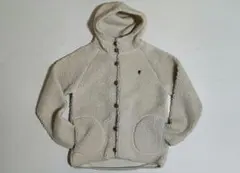 Gymphlex　ジムフレックス フードボアジャケット オフホワイト16