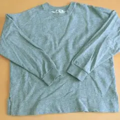 GLOBAL WORK グレー スウェット トレーナー　 L