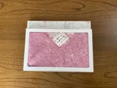 宇野千代　桜が美しい大判レースハンカチ(中地綿100%) 箱付き