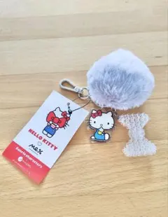 Me% HELLO KITTY チャーム グレー　LOWRYS FARM　キティ