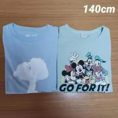 futafuta Disney、スヌーピー　半袖Tシャツ 140cm 2枚セットのサムネイル