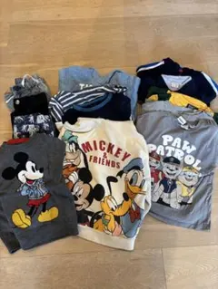 ミッキー　パウ・パトロール Tシャツ　セット 100cm まとめ売り