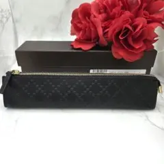【未使用】 GUCCI ペンケース 筆箱 ディアマンテ ブラック レザー 黒 2026年最新】グッチ ペンケースの人気アイテム - メルカリ