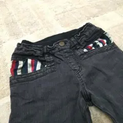 ダークグレー ハーフパンツ 130センチ 短パン ジャンクストア デニム パンツ