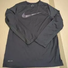 Nike DRI-FIT グレー 長袖Tシャツ L