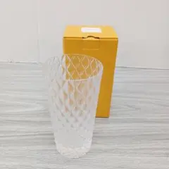 ♢N74 sghr スガハラ 煌 ハイボールグラス 　グリッド ビールグラス