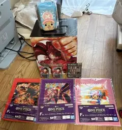 1番くじワンピースカードプロモカードx2、A賞x1、E賞x1、F賞x3、G賞x1