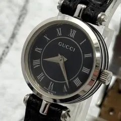 GUCCI　腕時計　シェリーライン　動作未確認　ブラック　レディース　希少のサムネイル