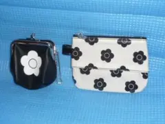 C★MARY QUANTマリークワントコインケースとティッシュケース付 ポーチ