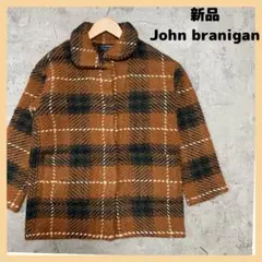 新品27380円 ジョンブラニガン ジャケット コート ウール アイルランド製