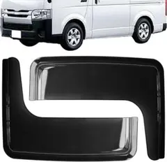 【新品】　ハイエース/キャラバン リア小窓用サイドバイザー スモーク 200系のサムネイル