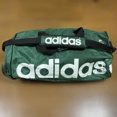 日本製adidas グリーン ボストンバッグ