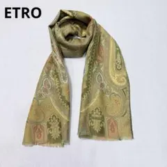 ETRO（エトロ）ストール ペイズリー ウール シルク イタリア製